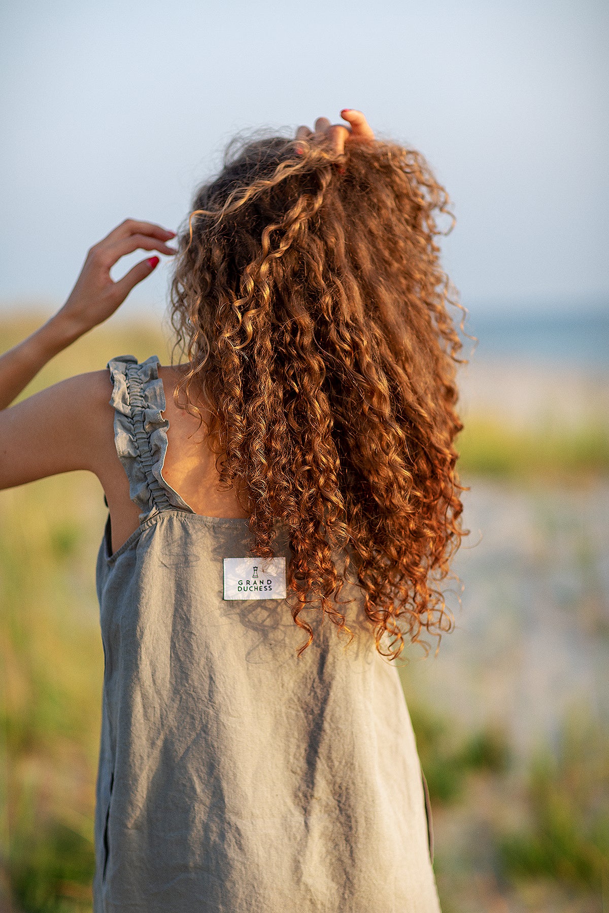 Linen midi dress – lightweight, elegant, and comfortable